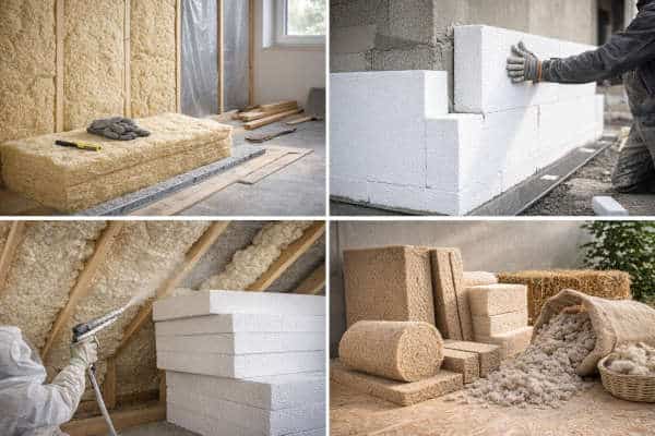 Une grande diversité de solutions pour l’isolation thermique
