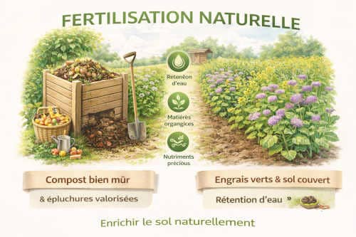 Compost, engrais verts et fertilisation naturelle
