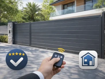 Portails coulissants en aluminium : style, praticité et modernité pour votre extérieur