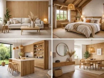 Le charme du bois naturel : pourquoi ce matériau séduit toutes les décorations