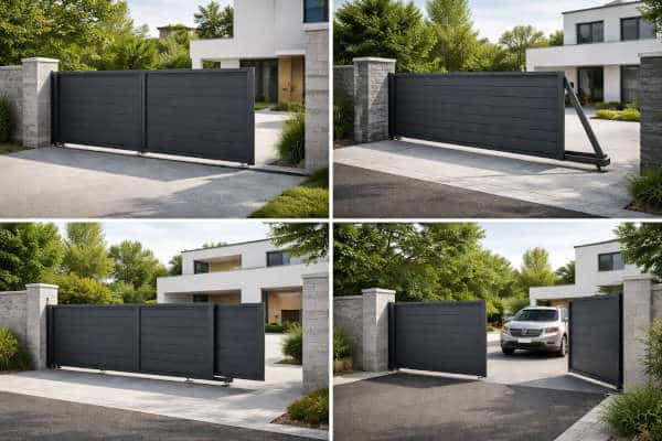 Les différents types de portails coulissants en aluminium