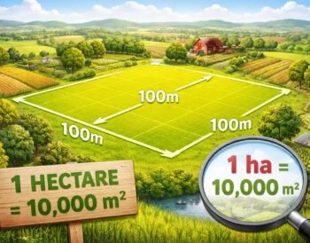 1 hectare en m2 : comprendre la conversion d’hectare en mètre carré
