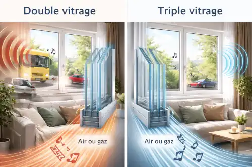 Double vitrage ou triple vitrage
