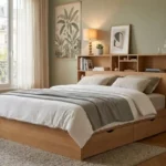 Rangement intégré lit double avec rangement : optimiser sa chambre sans perdre en confort