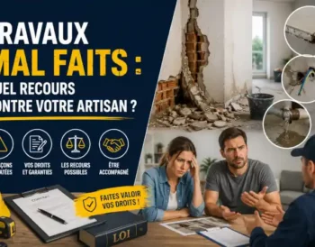 Travaux mal faits : quel recours contre votre artisan ?