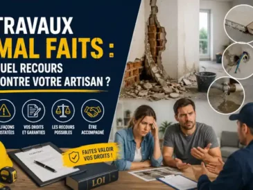Travaux mal faits : quel recours contre votre artisan ?
