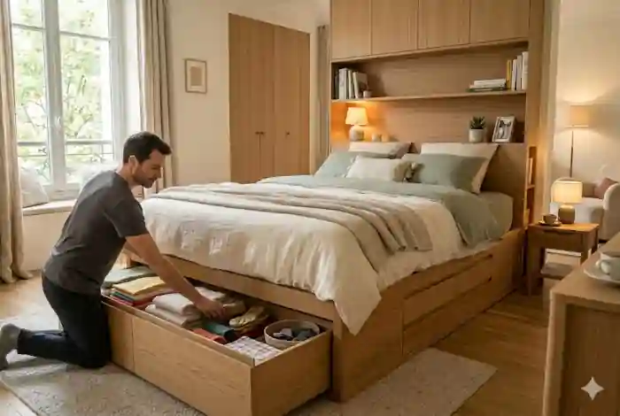 Pourquoi choisir un lit double avec rangement intégré ?