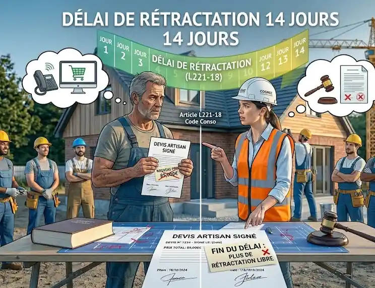 Côté client : le droit de rétractation de 14 jours