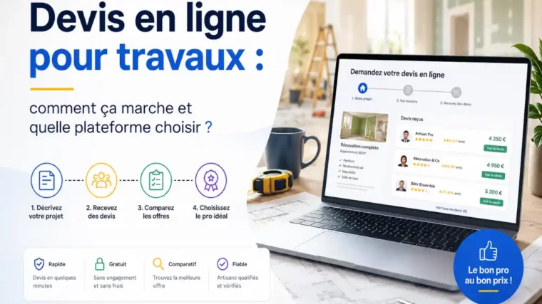 Devis en ligne pour travaux : comment ça marche et quelle plateforme choisir ?