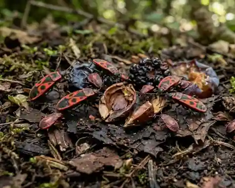 Que mange un gendarme insecte exactement ?