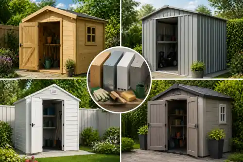 Quels matériaux privilégier pour un abri de jardin 5m2 ?