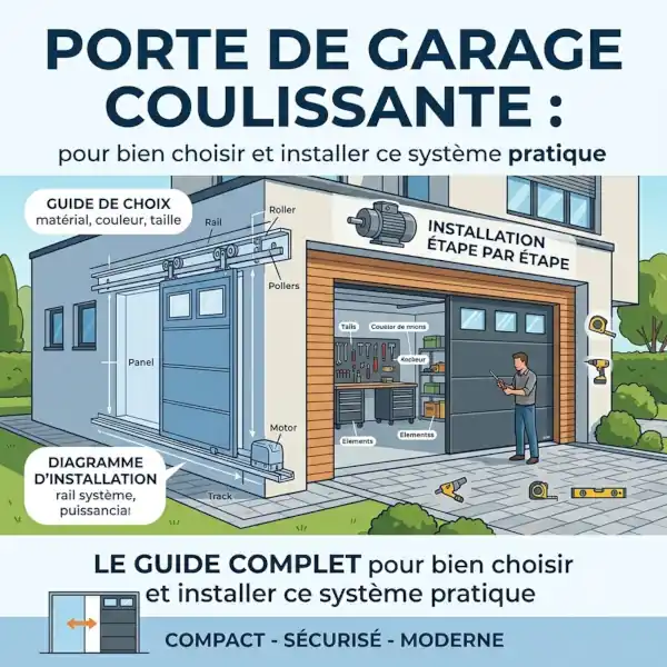Pourquoi choisir une porte de garage coulissante ? Un gain de place optimal