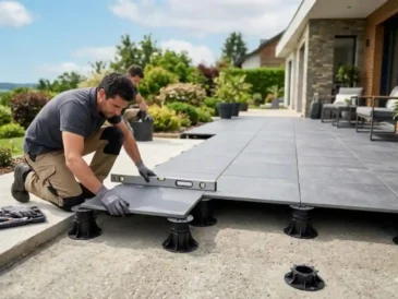 Dalle de terrasse sur plots : le guide complet pour réussir sa pose sans se tromper