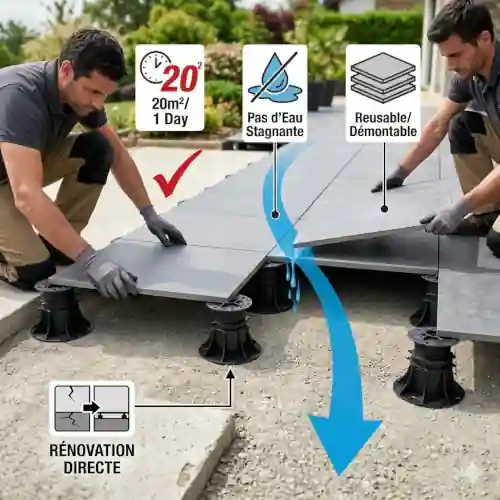 Pourquoi choisir ce système plutôt qu'une pose collée traditionnelle ?