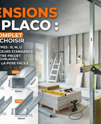 Dimensions rail placo : le guide complet pour bien choisir