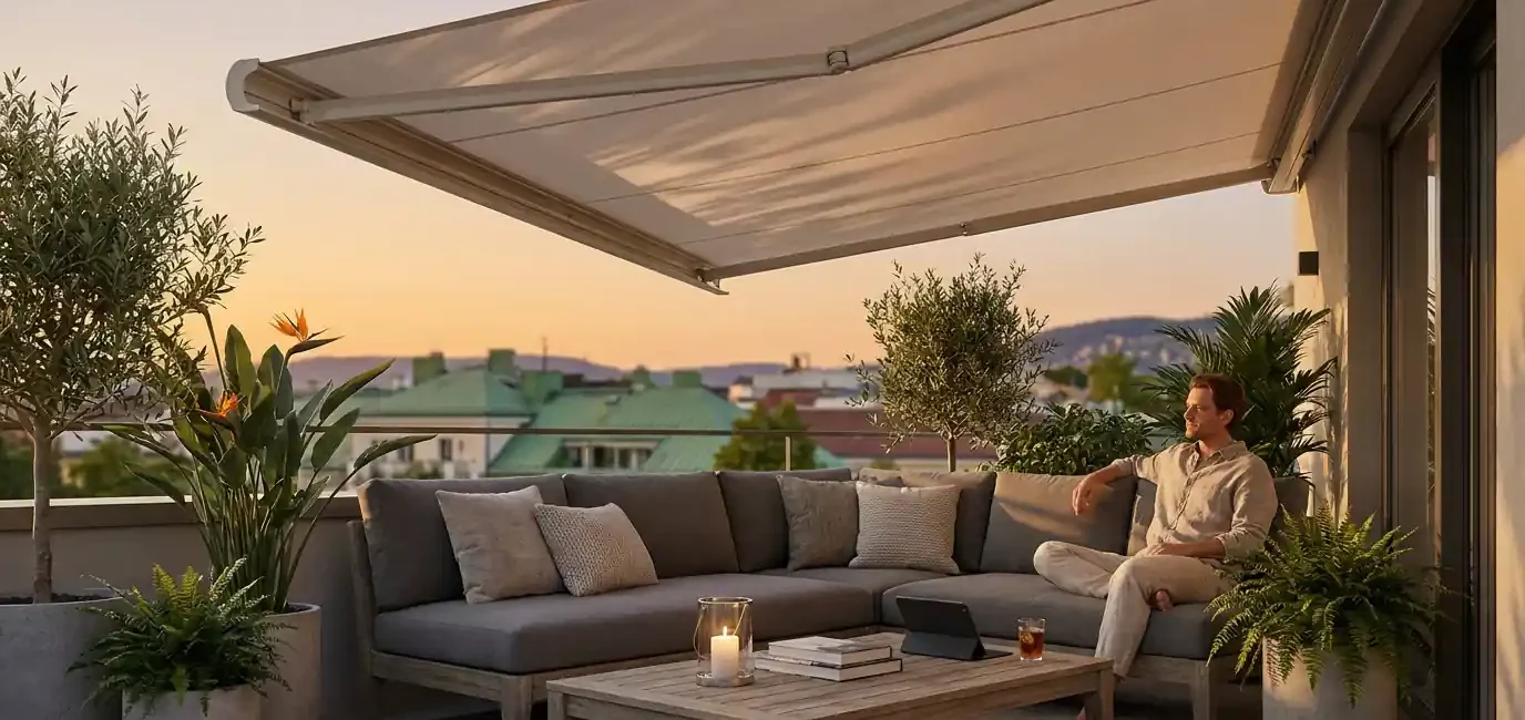 Avantages d'un store banne motorisé pour terrasse
