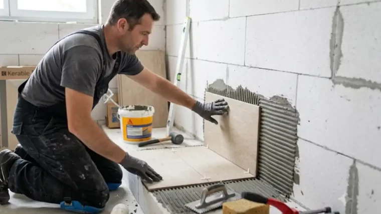 Carrelage sur béton cellulaire : préparation, pose et conseils pour un résultat durable