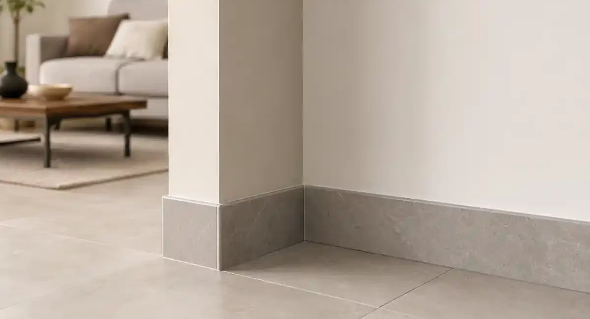 Plinthe carrelage : types, pose et prix au m²
