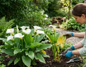 Quand faut-il couper les feuilles des arums ? Période idéale, méthode et conseils d’entretien