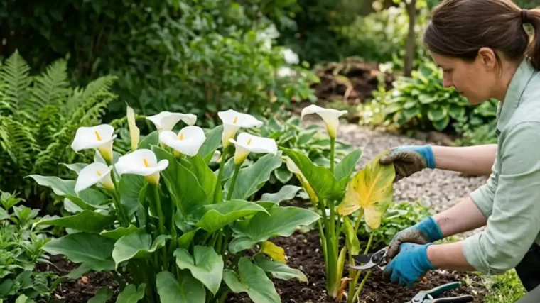 Quand faut-il couper les feuilles des arums ? Période idéale, méthode et conseils d’entretien