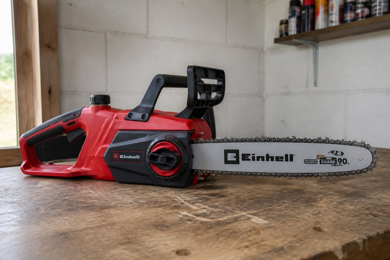 Einhell GE-LC 36/35 : la performance abordable en double batterie