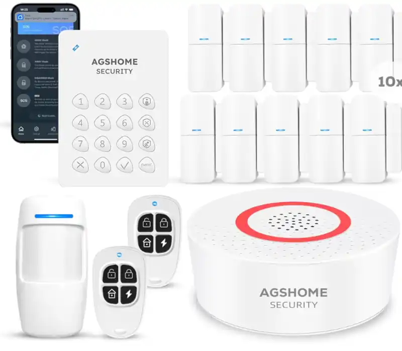 Fiche 2 : Alarme Maison AGSHOME, le kit sans abonnement le moins cher