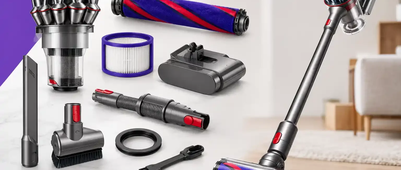 Pièces détachées Dyson V8 : quelle pièce changer selon la panne ?