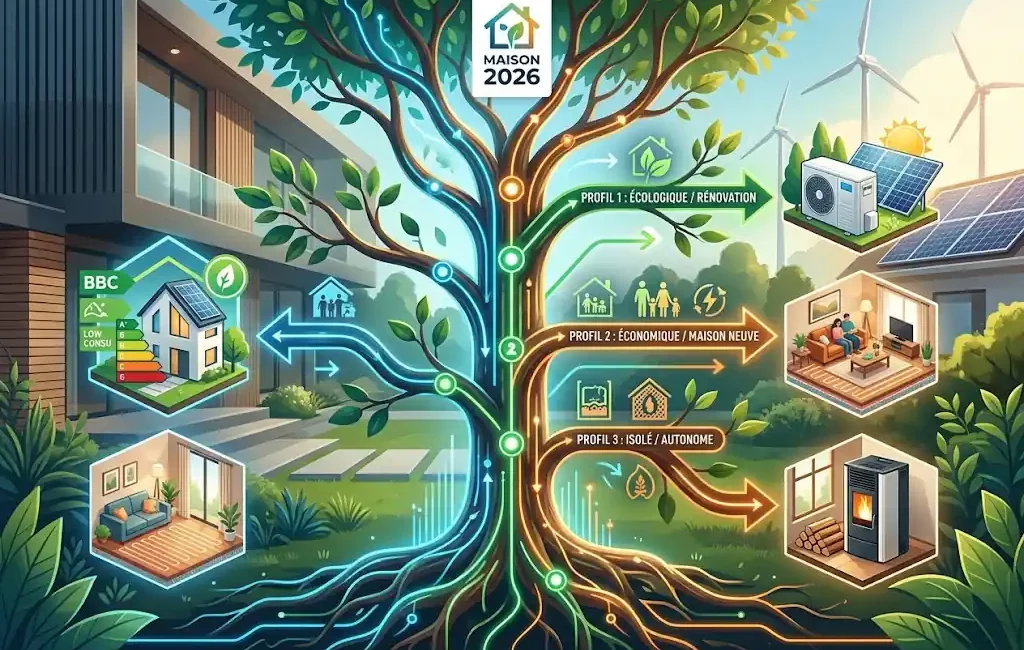 Quel chauffage choisir pour une maison 2026 : l'arbre de décision par profil