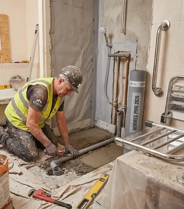 chantier - prix par type de douche senior