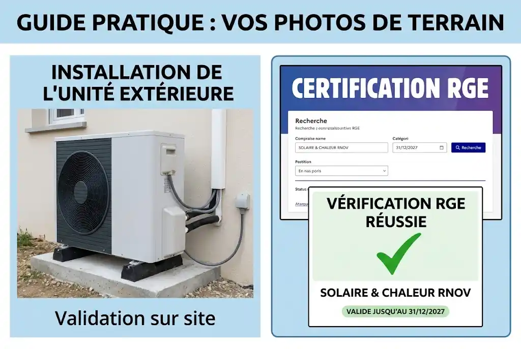 Travaux réalisés par un professionnel RGE obligatoire
