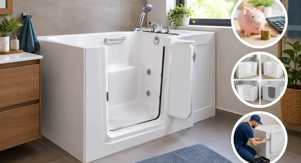 Baignoire à porte : prix, modèles et installation en 2026
