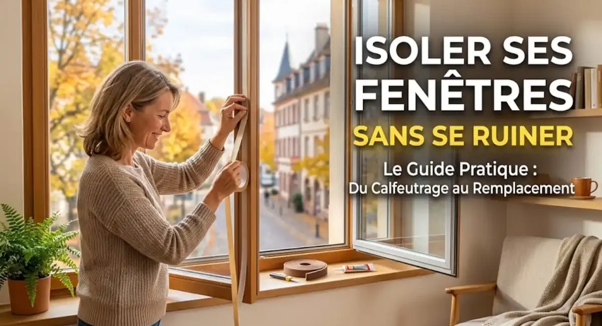 Isoler ses fenêtres sans se ruiner : le guide pratique du calfeutrage au remplacement