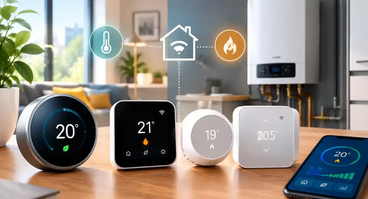 Meilleur thermostat connecté chaudière gaz : le comparatif 2026