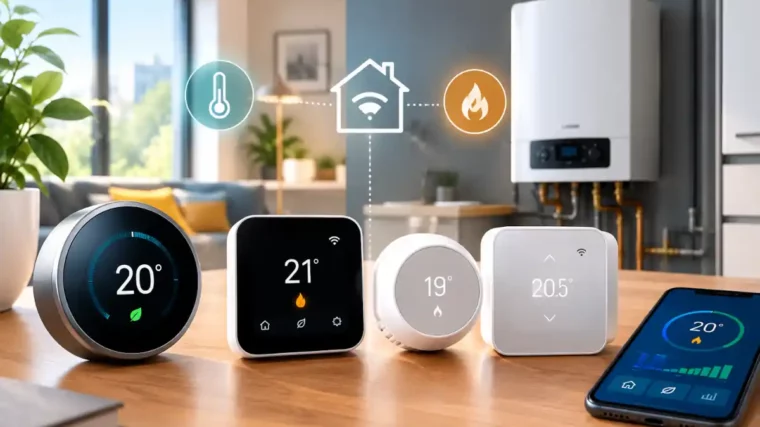 Meilleur thermostat connecté chaudière gaz : le comparatif 2026